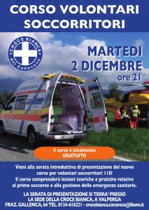 Locandina_Corso_CroceBiancaCanavese