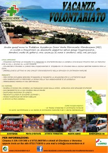 volantino vacanze e volontariato 2015